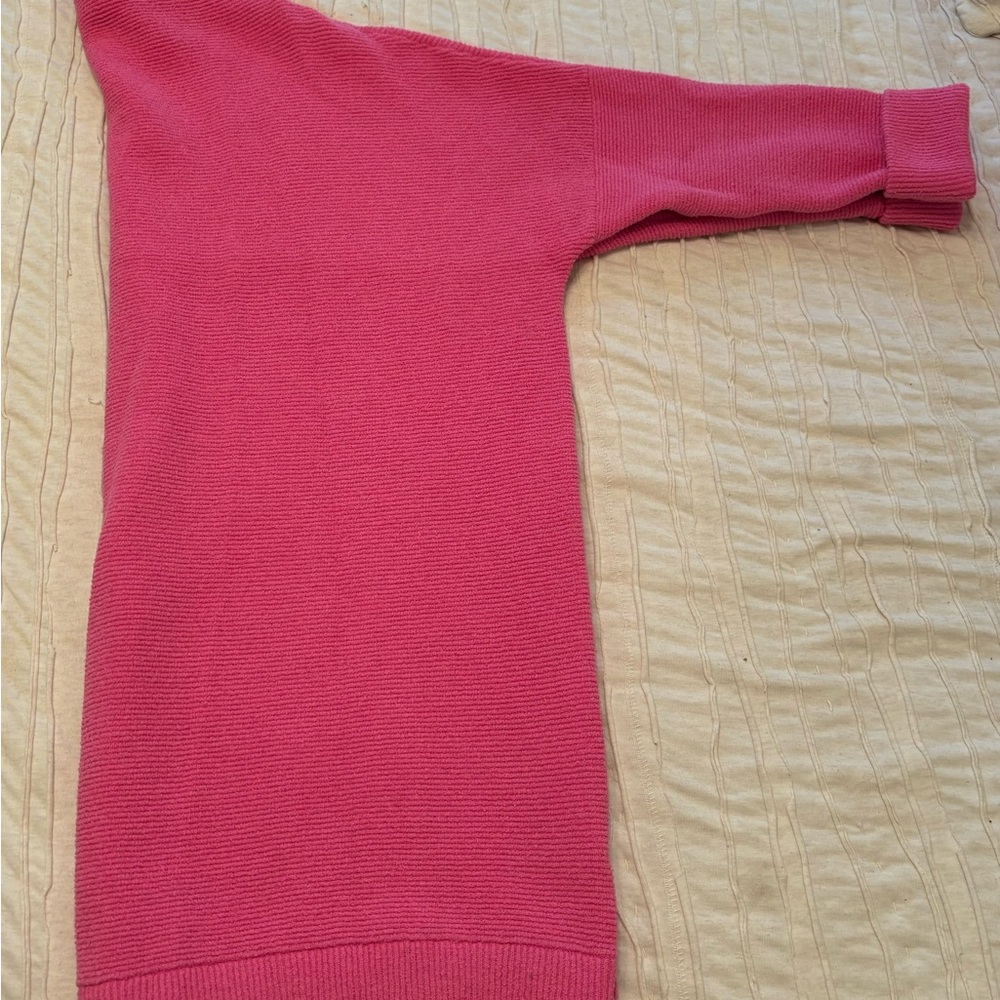 Free People Ottoman Pink Cowl Neck Sweater - Picture 4 of 9